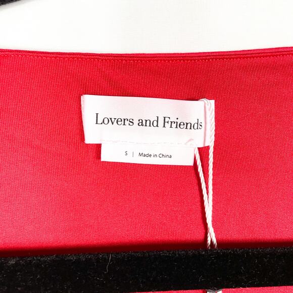 Lovers & Friends Jupiter Bodysuit Red‎ Front Ruched Sz S Pull On Short Sleeve - Picture 9 of 13
